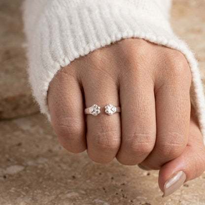Bague Câlin Patte Animal Personnalisée