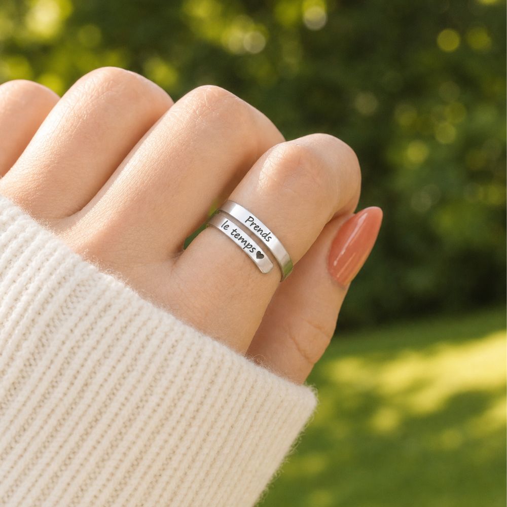 Bague Prends le temps