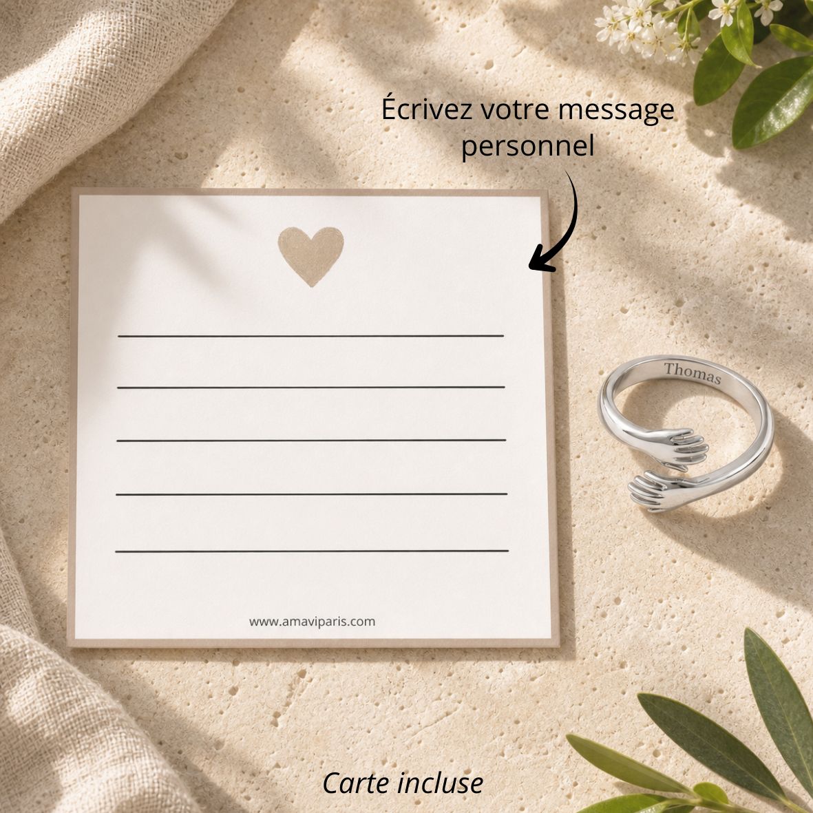 Bague Câlin Personnalisée